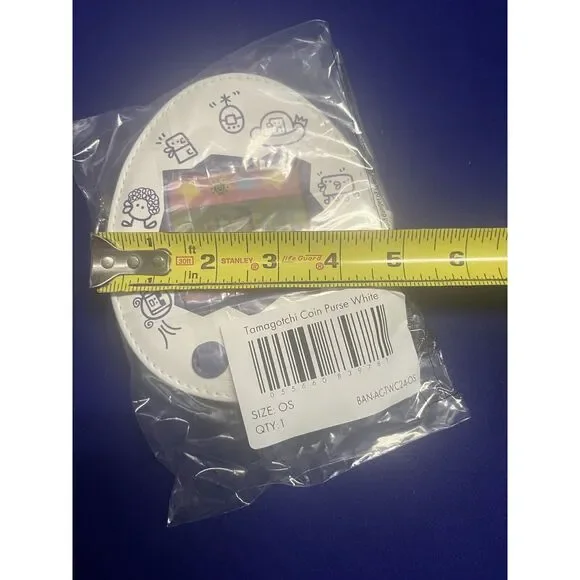 Cakeworthy x Tamagotchi White Lenticular Coin Purse Wallet New - Picture 10 of 11